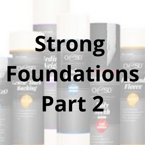 Reminder: Strong Foundations!