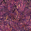 Flowing Meadow Leaves with Dandelion - Multi Purple Pink 11249890