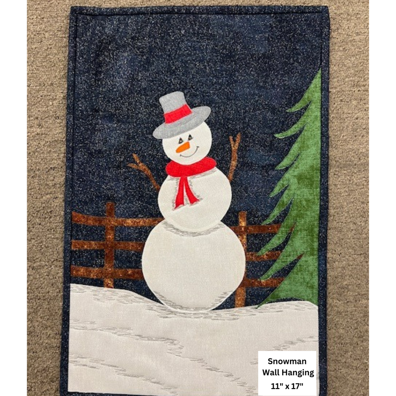 Snowman Wall Hanging - 11" x 14"