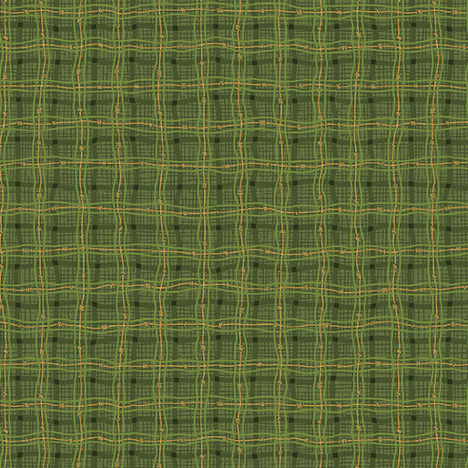 Autumn Breeze - Rambling Plaid Green