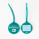 Off to a Retreat Sewing Themed Luggage Tag LT02