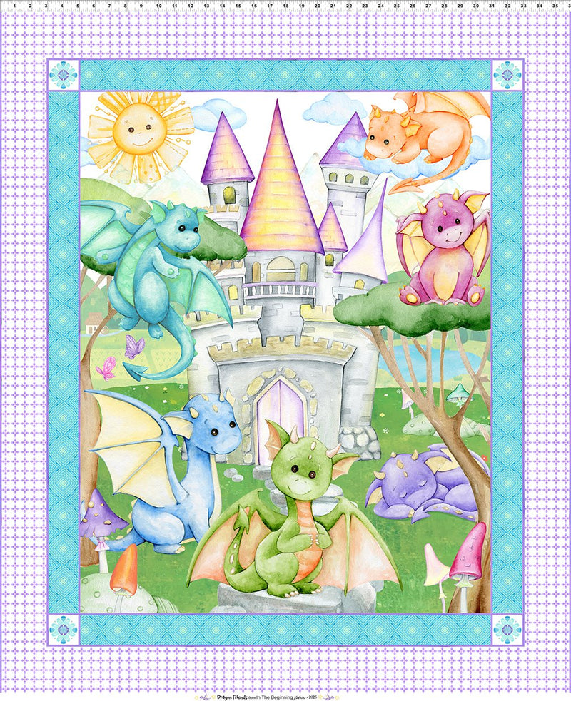 Dragon Friends - 36" Panel 1DF-1
