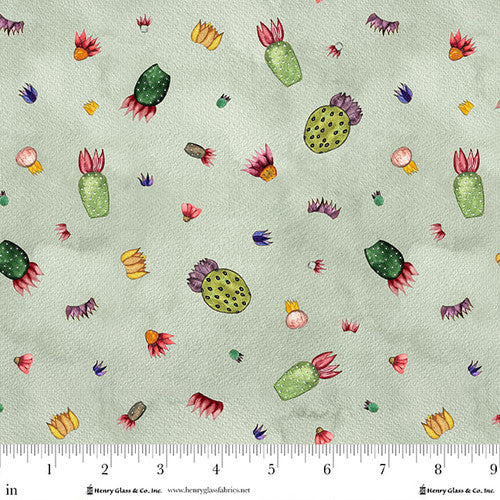 Magical Desert  Cactus Flowers 2076-61 Sage
