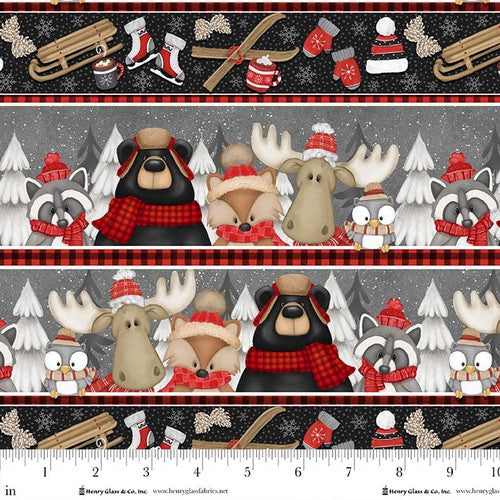 Pinecone Ridge Lodge Animal Stripe 2130-89 Multi