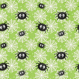 Moonlight Mischief Spiders 2557G-66 Green