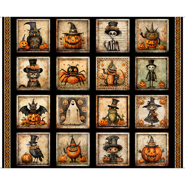 Jeepers Creepers -  Halloween Picture Patches - Black 31008 J