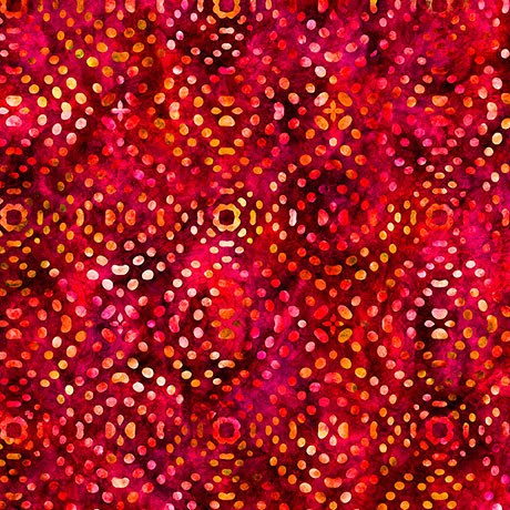 BeDazzled - Textural Dots - Red