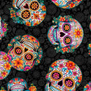 Skullduggery - Sugar Skulls Toss - Charcoal 31141 J