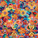 Skullduggery - Floral Geo - Orange 31143 O