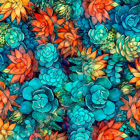 Oasis -Succulents - Multi 31208 X