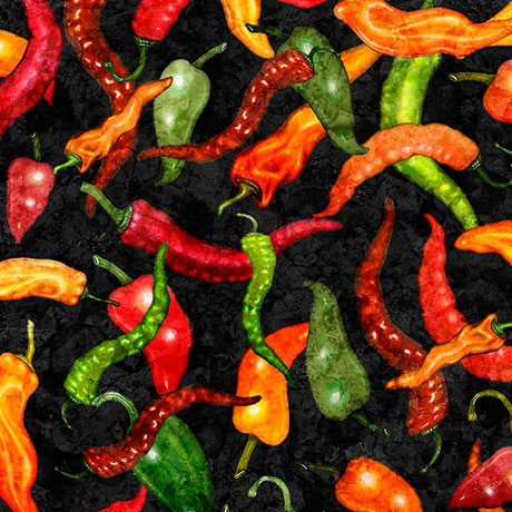 Chili Peppers - Black 31459 J