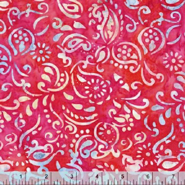 CORAL REEF Bandana, Magenta Batik