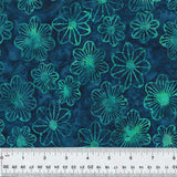 FANTASIA - Lilypad, Peacock Batik #3440Q-X