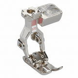 Sewing machine foot with a white background
