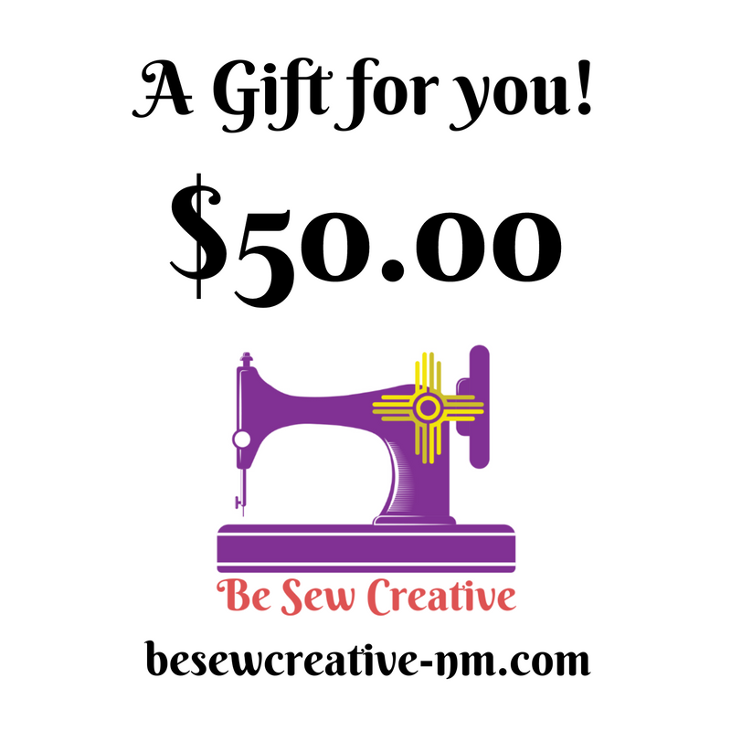 Be Sew Creative Gift Card