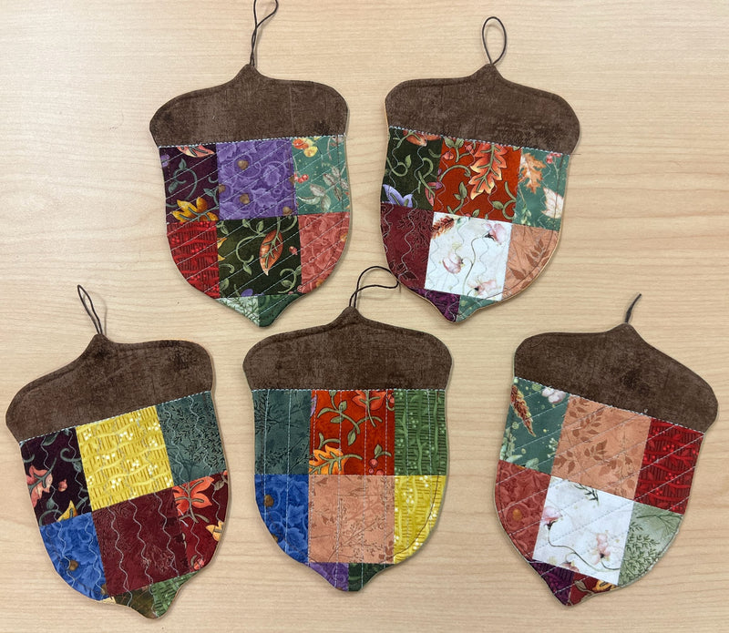 Acorn Garland and Coasters Pattern