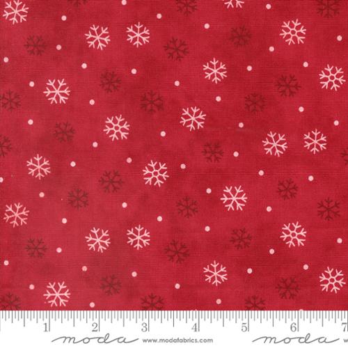 Woodland Winter - Cardinal Red Snowflakes