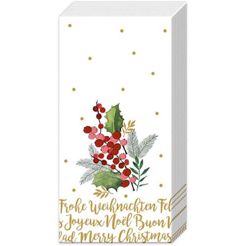 Tissue Merry Christmas Cream PT827560 Boston International