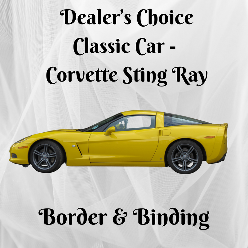 2025 Brown Bag Mystery - Corvette Sting Ray Border & Binding