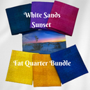 Colorful fabrics featuring the sunsets of White Samds, NM