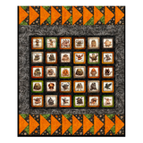 Mock up of A Haunting We Will Go Quilt.  Created by AI