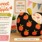 Apple Pillow Kits Fabric and Pattern Kit