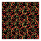 Autumn Cats Swirl Essence Black/Multi 16771-12
