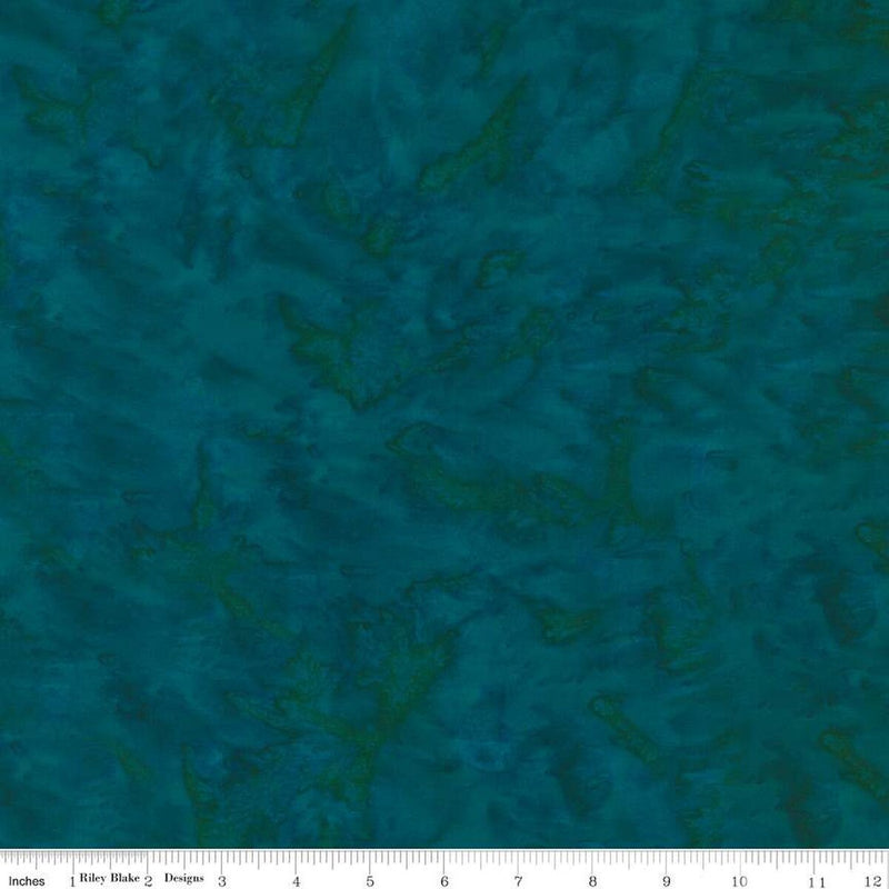 Batiks Hand-Dyes Teal Waterfall BT21000-278