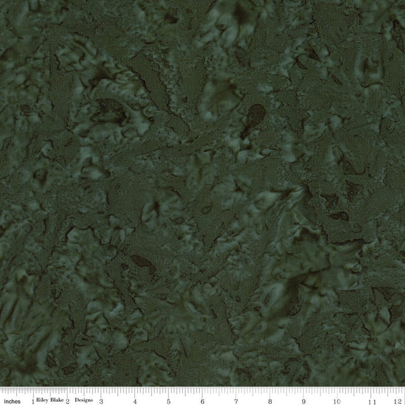 Batiks Hand-Dyes Olive Glow BT21000-717