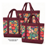 Basic Tote Bag  Kit - Floral Drama Digital Floral & Current