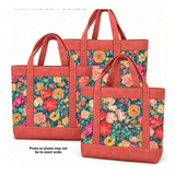 Basic Tote Bag  Kit - Floral Drama Digital Floral/Tea Rose
