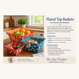 Flared Top Baskets  Pattern  ATB142