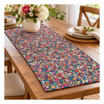 Botanic Symphony Ditsy Teal 4979-77 Teal Table Runner