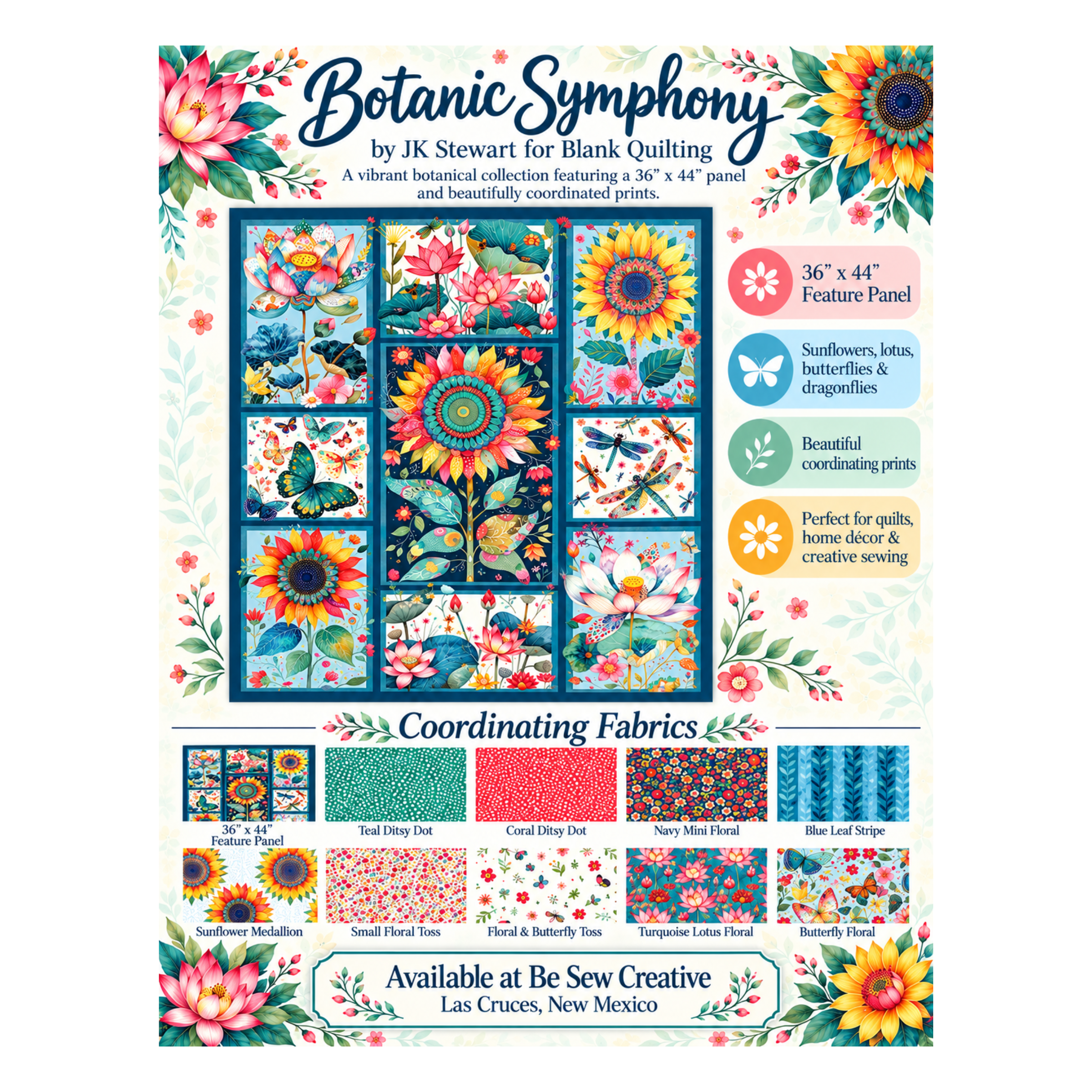 Botanic Symphony Flyer with Panel