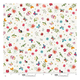 Botanic Symphony  Mini Butterflies and Floral Toss 4978-108 Multi