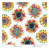 Botanic Symphony  Sunflowers Toss 4974-108 Multi