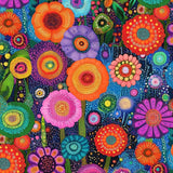 Jubilant Bright Floral Fleur-CD4426  Multi
