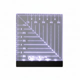 Glow Ruler 6in Square Left Handed - CM23GR-L