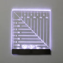 Glow Ruler 6in Square Left Handed CM23GRL