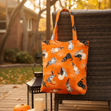 Spooky Tails - Cats On Orange 1665 33934 889