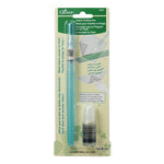 Clover fabric folding pen packaging with green and beige design on a white background