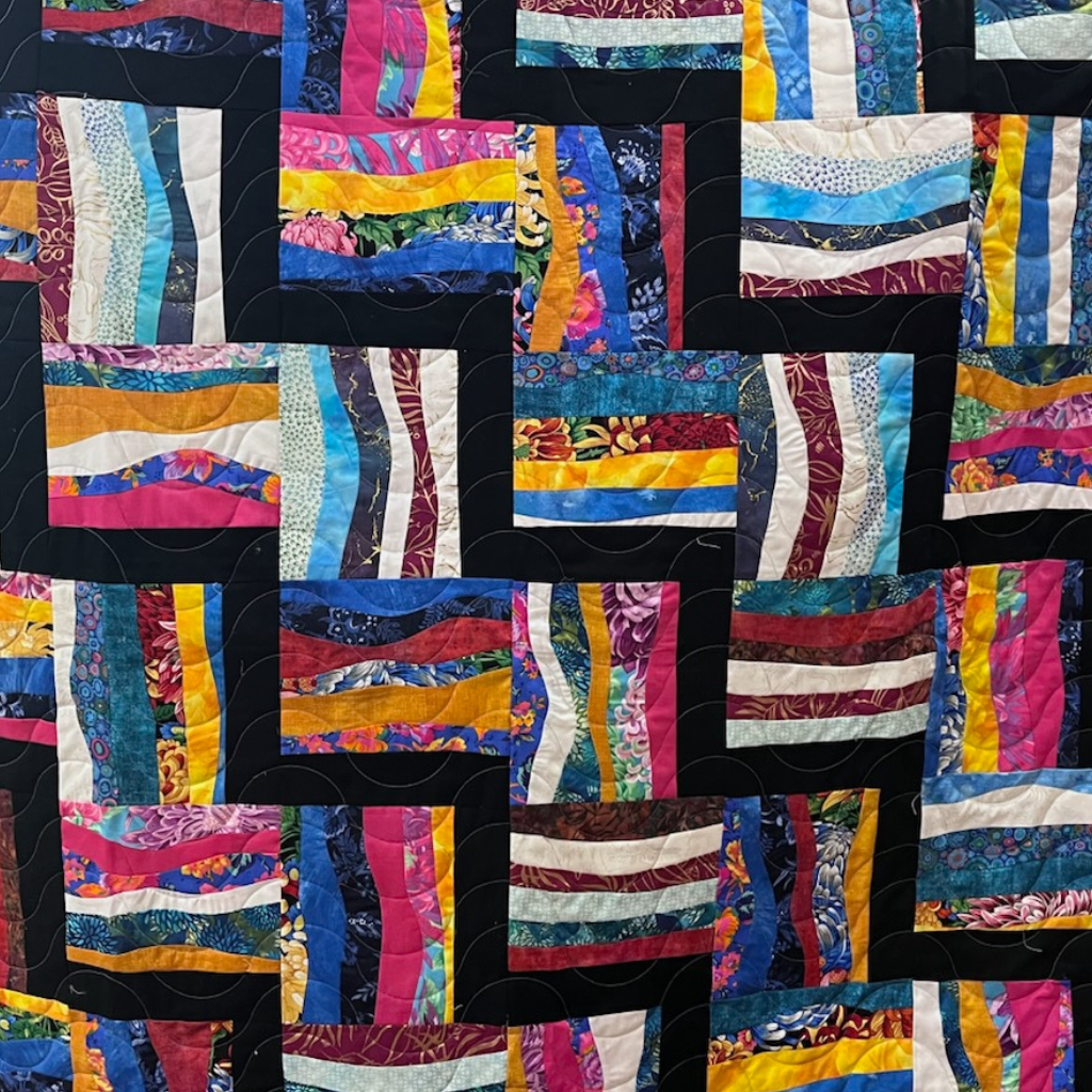 Concurring Curves Quilt Sample
