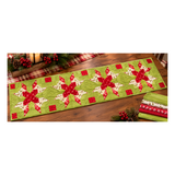 Confetti Stars Christmas Table Runner Quilt Kit – 14½" × 66½