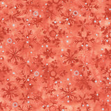 JDL - HO-HO-HO   Coral 3891QM-X Snowflakes
