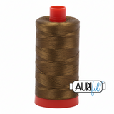 Aurifil Cotton 50wt/2ply  Dark Antique Gold 1300-2372