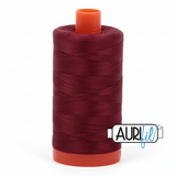 Aurifil Cotton 50wt/2ply Dark Carmine Red 1300-2460