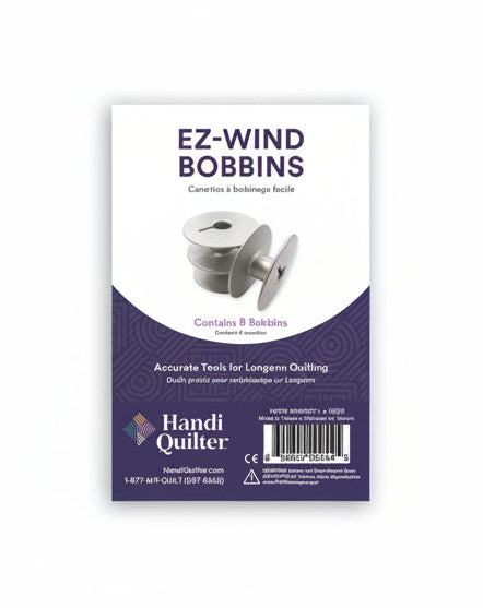 Handi Quilter EZ-Wind Bobbins packaging on a white background