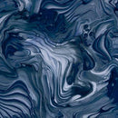 Fat Back Fluidity 3 yard Navy Swirl 108in FL2W05586-N