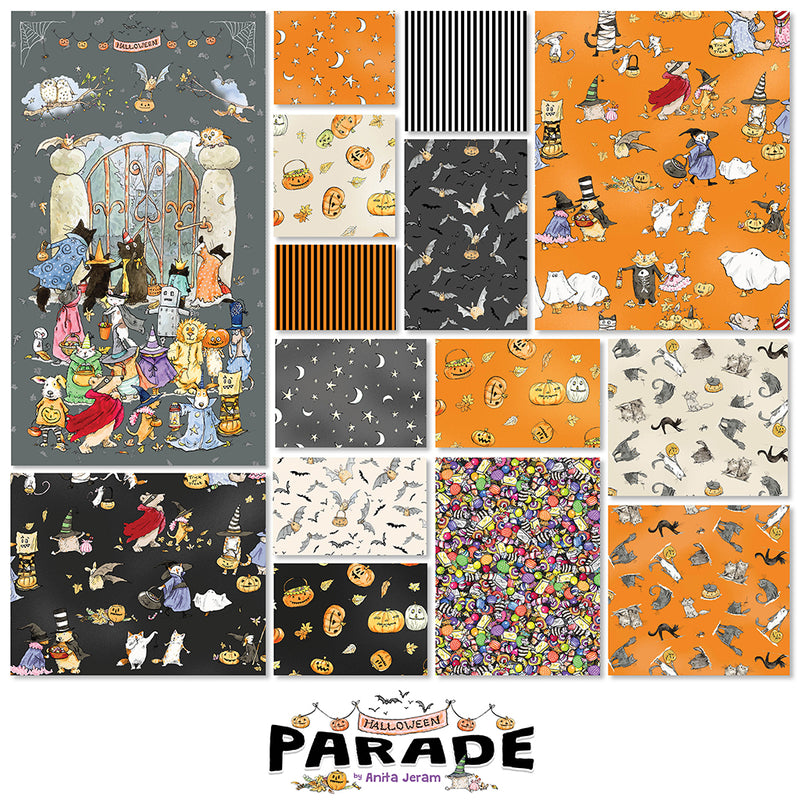 S'Witched Halloween Parade Fabric and Pattern