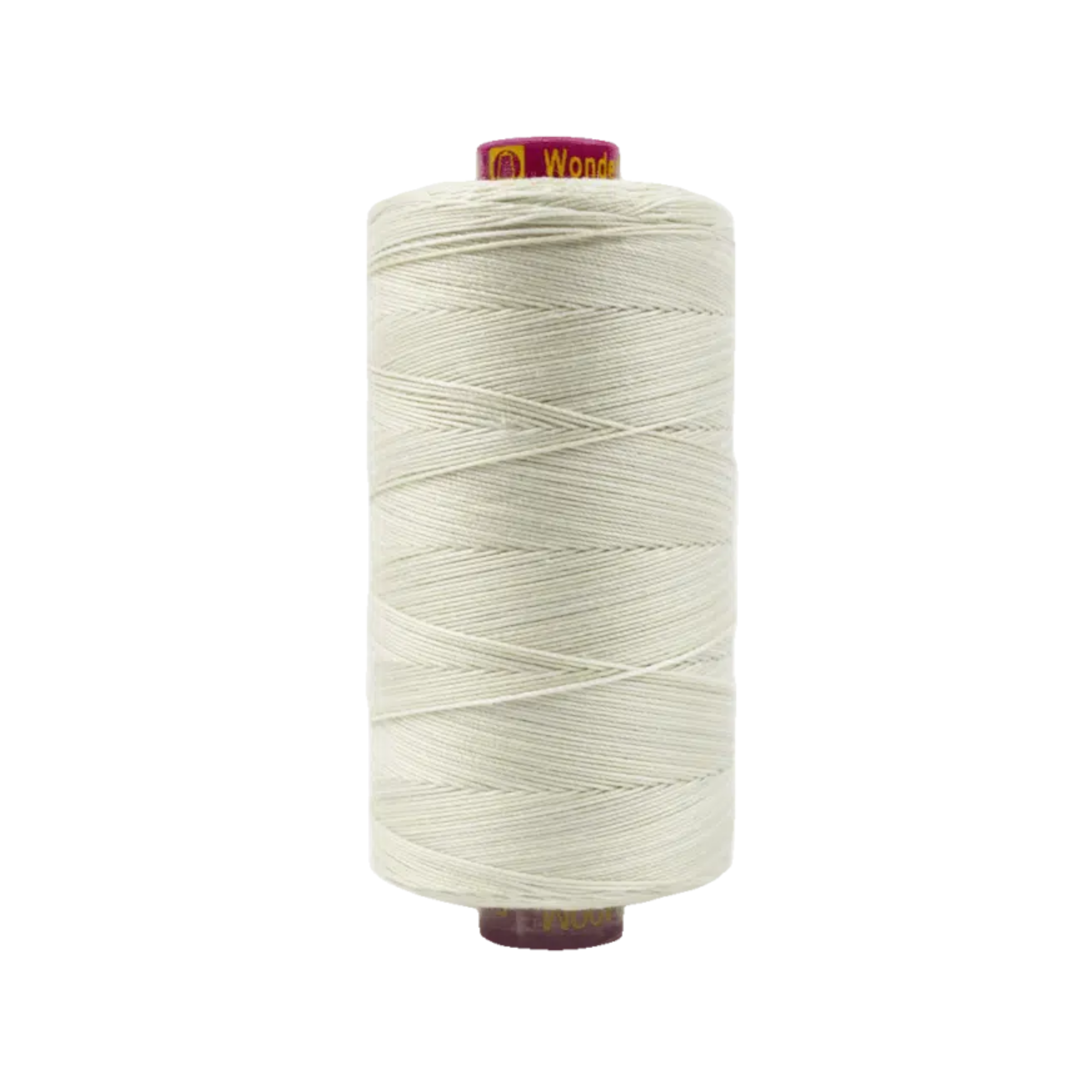 Spool of Fruitti Lamb FT4-41 12wt variegated Egyptian cotton thread featuring soft cream, warm off-white, and gentle neutral tones with subtle variation.
